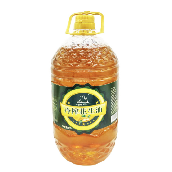 云南高原冷榨花生油5L